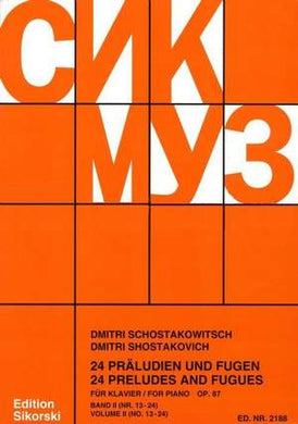 Dmitri Shostakovich 24 Preludes & Fugues 1