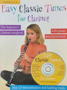 Easy Classic Tunes for Clarinet - with CD Grades 2-3