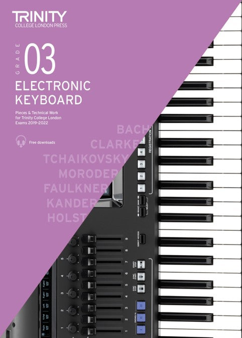 Electronic Keyboard Exam Pieces & Technical Work From 2019: Grade 3