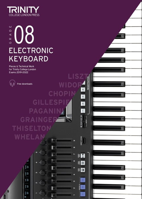 Electronic Keyboard Exam Pieces & Technical Work From 2019: Grade 8