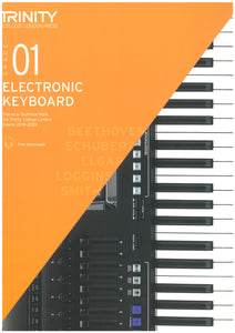 Electronic Keyboard Exam Pieces & Technical Work From 2019: Grade 1