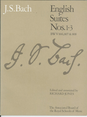 J. S. Bach English Suites, Nos. 1-3