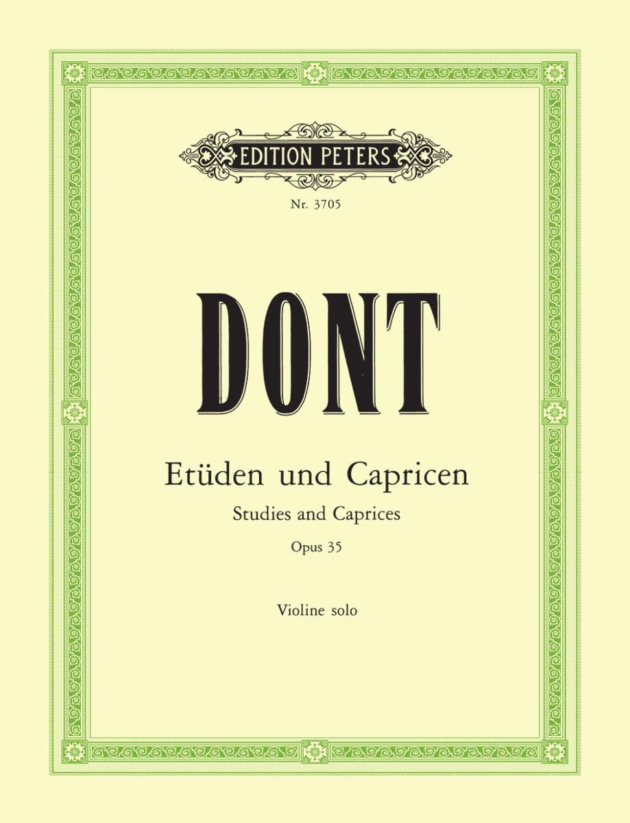Jakob Dont : Etudes and Caprices Op. 35