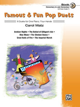 Load image into Gallery viewer, Famous &amp; Fun Pop Duets, Book 3
