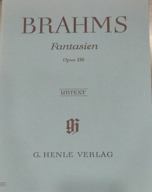 JOHANNES BRAHMS: Fantasies op. 116