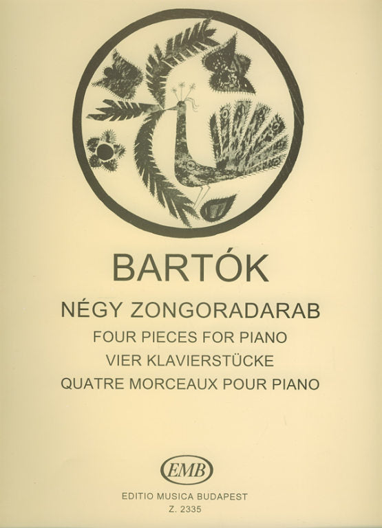 Bartok: Four Pieces For Piano