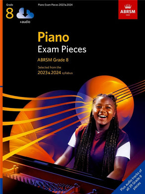 Piano Exam Pieces 2023 & 2024, ABRSM Grade 8, with audio