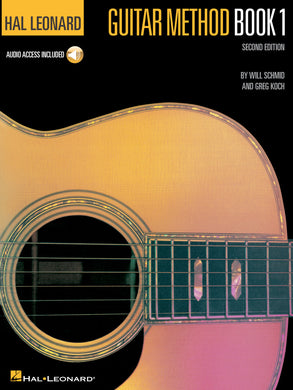 HAL LEONARD GUITAR METHOD BOOK 1 BK/AUDIO