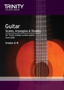 Guitar & Plectrum Guitar Scales, Arpeggios & Studies Grades 6-8 from 2016