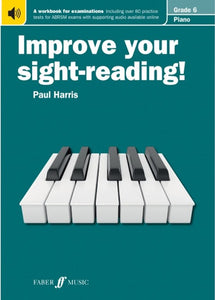 Improve Your Sight-Reading! Piano Grade 6 (Paul Harris) With Audio