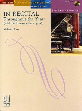 In Recital Throughout the Year, Volume Two, Book 3