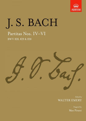 J.S. Bach - Partitas IV-VI