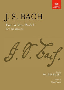 J.S. Bach English Suites, Nos. 4-6