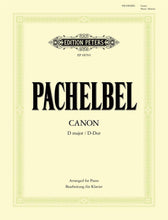 Load image into Gallery viewer, Johann Pachelbel Canon in D (Arranged for Piano)