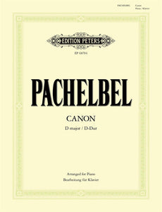 Johann Pachelbel Canon in D (Arranged for Piano)