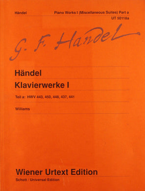Handel: Keyboard Works Volume 1a