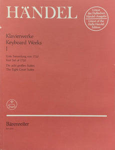 Händel, Georg Friedrich: Keyboard Works, Volume 1 HWV 426-433