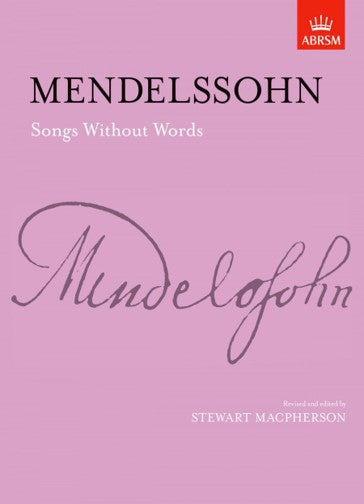 Mendelssohn Songs without Words for piano