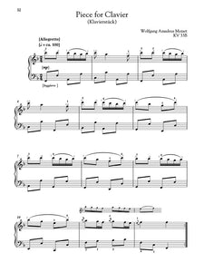 MOZART – 15 INTERMEDIATE PIANO PIECES