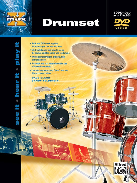 Alfred's MAX™ Drumset With DVD