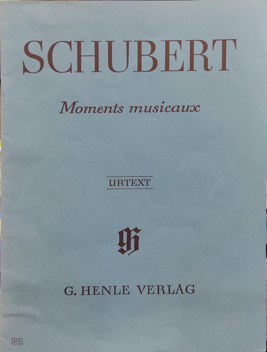 FRANZ SCHUBERT: Moments Musicaux op. 94 D 780