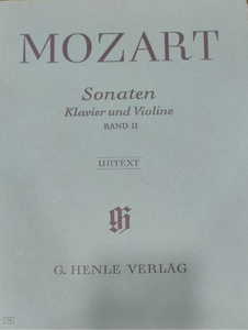 WOLFGANG AMADEUS MOZART: Violin Sonatas, Volume II