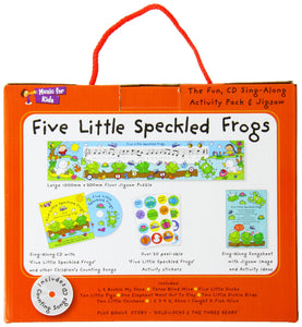 Music For Kids: Jingle Puzzle - Five Little Speckled Frogs