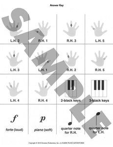 My First Piano Adventure® Flashcard Sheets