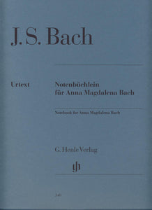 JOHANN SEBASTIAN BACH: Notebook for Anna Magdalena Bach