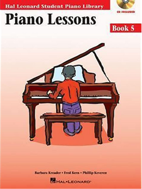 PIANO LESSONS BOOK 5 With CD Hal Leonard Student Piano Library