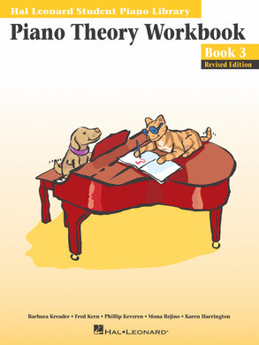 PIANO THEORY WORKBOOK – BOOK 3 – REVISED EDITION Hal Leonard Student Piano Library