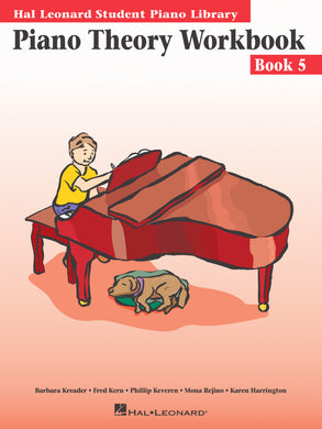 PIANO THEORY WORKBOOK – BOOK 5 Hal Leonard Student Piano Library