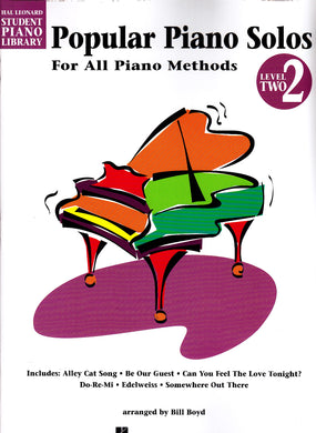 POPULAR PIANO SOLOS – LEVEL 2 Hal Leonard Student Piano Library