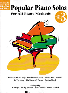 POPULAR PIANO SOLOS – LEVEL 3, Hal Leonard Student Piano Library