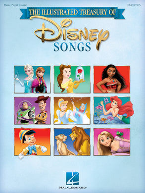 (PVG) THE ILLUSTRATED TREASURY OF DISNEY SONGS – 7TH EDITION