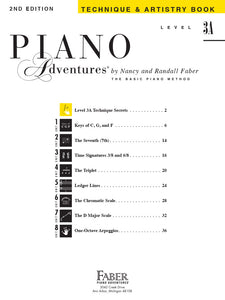 Piano Adventures® Level 3A Technique & Artistry Book