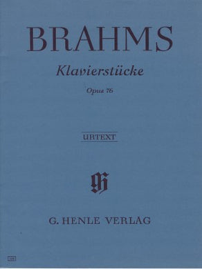 JOHANNES BRAHMS: Piano Pieces op. 76