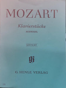 WOLFGANG AMADEUS MOZART: Piano Pieces, Selection