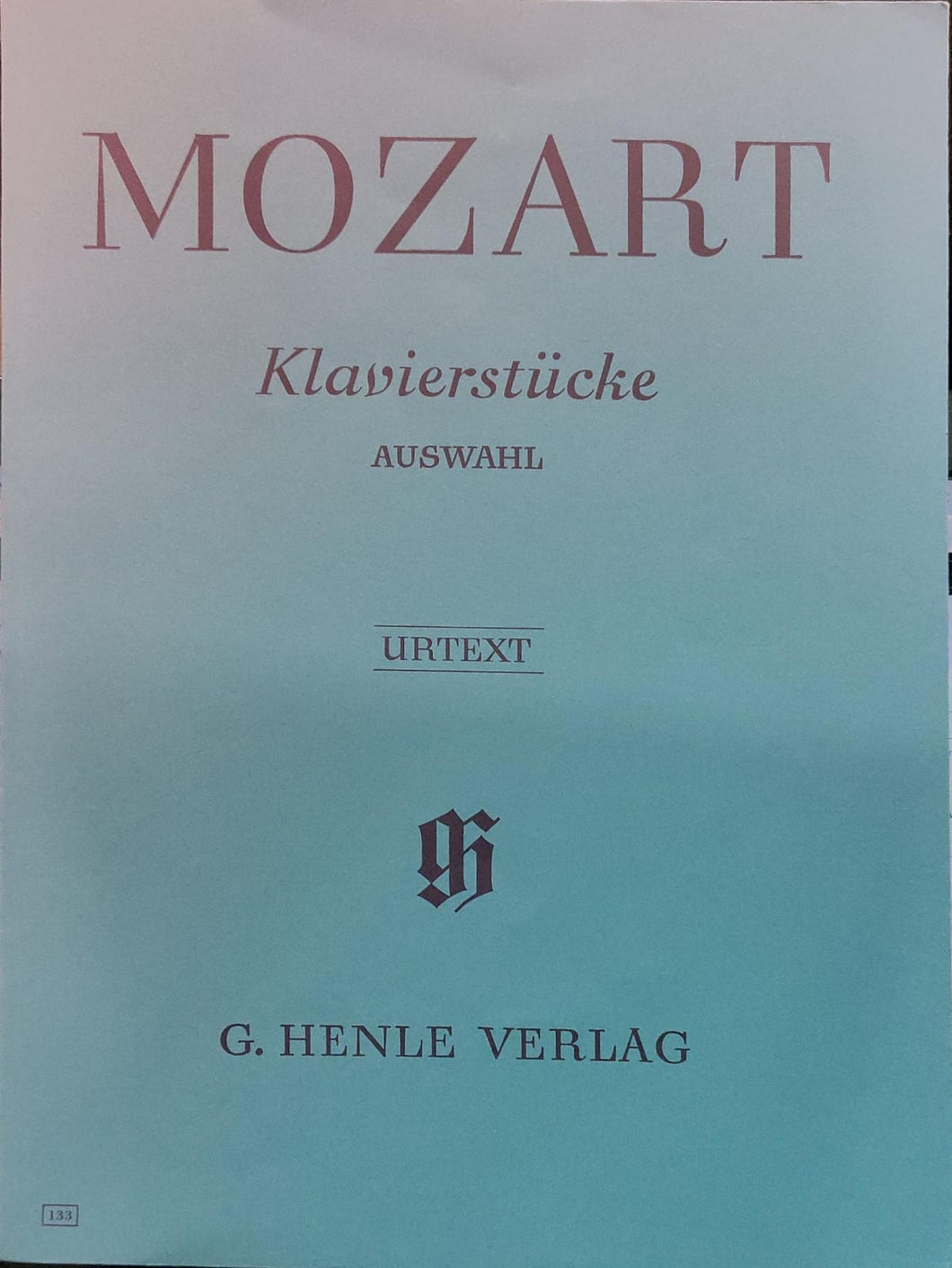 WOLFGANG AMADEUS MOZART: Piano Pieces, Selection