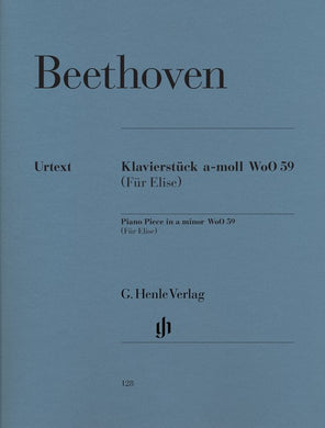LUDWIG VAN BEETHOVEN: Bagatelle in a minor WoO 59 (Für Elise)