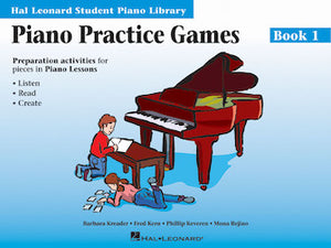 PIANO PRACTICE GAMES BOOK 1 Hal Leonard Student Piano Library
