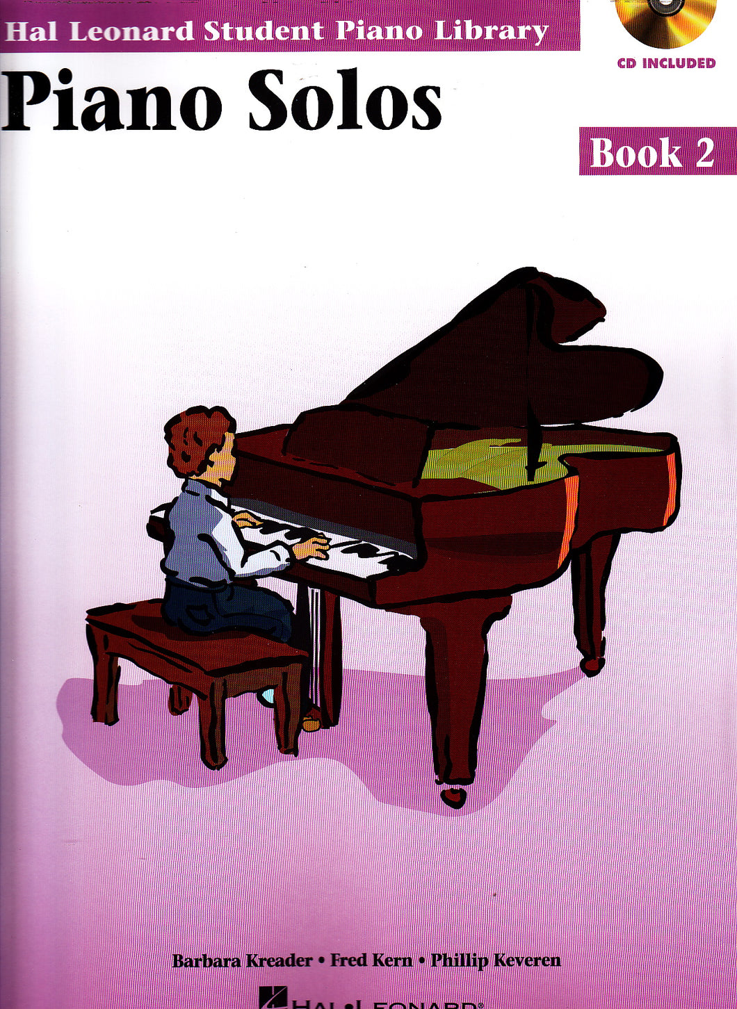 PIANO SOLOS BOOK 2 – BOOK WITH CD Hal Leonard Student Piano Library
