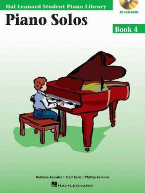 PIANO SOLOS BOOK 4 – BOOK WITH CD Hal Leonard Student Piano Library