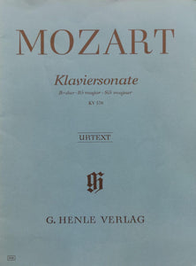 WOLFGANG AMADEUS MOZART: Piano Sonata B flat major K. 570