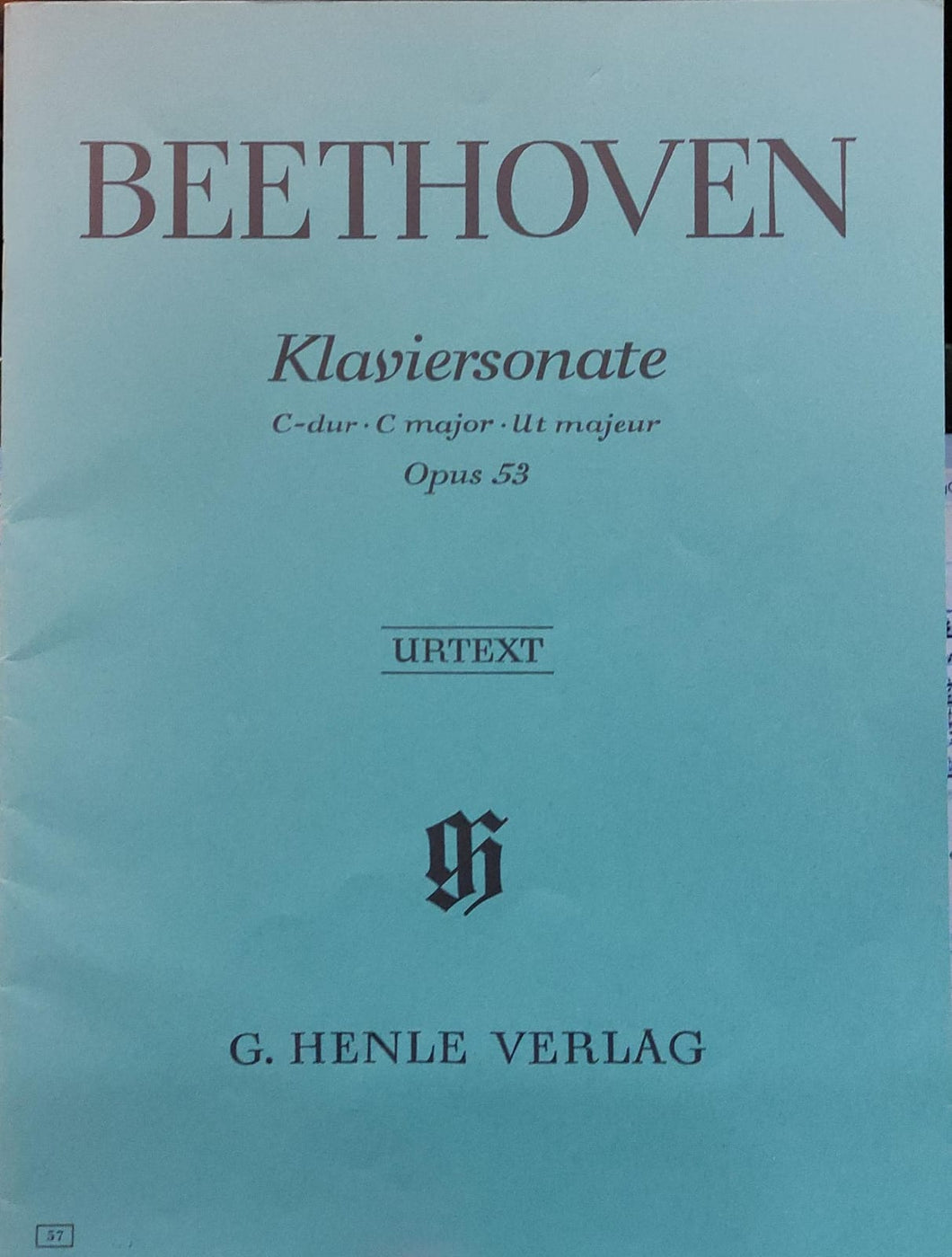 Beethoven: Piano Sonata C Major Op. 53