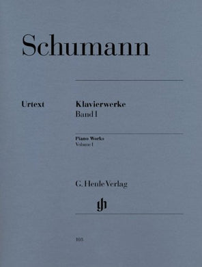 Schumann: Piano Works Volume 1
