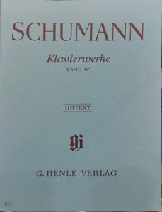 Schumann: Piano Works Volume 4
