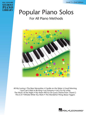 POPULAR PIANO SOLOS – LEVEL 1 – 2ND EDITION Hal Leonard Student Piano Library