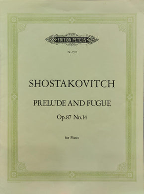 Shostakovich: Prelude and Fugue Op. 87 No. 14