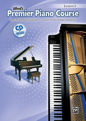 Premier Piano Course, Lesson 3 With CD